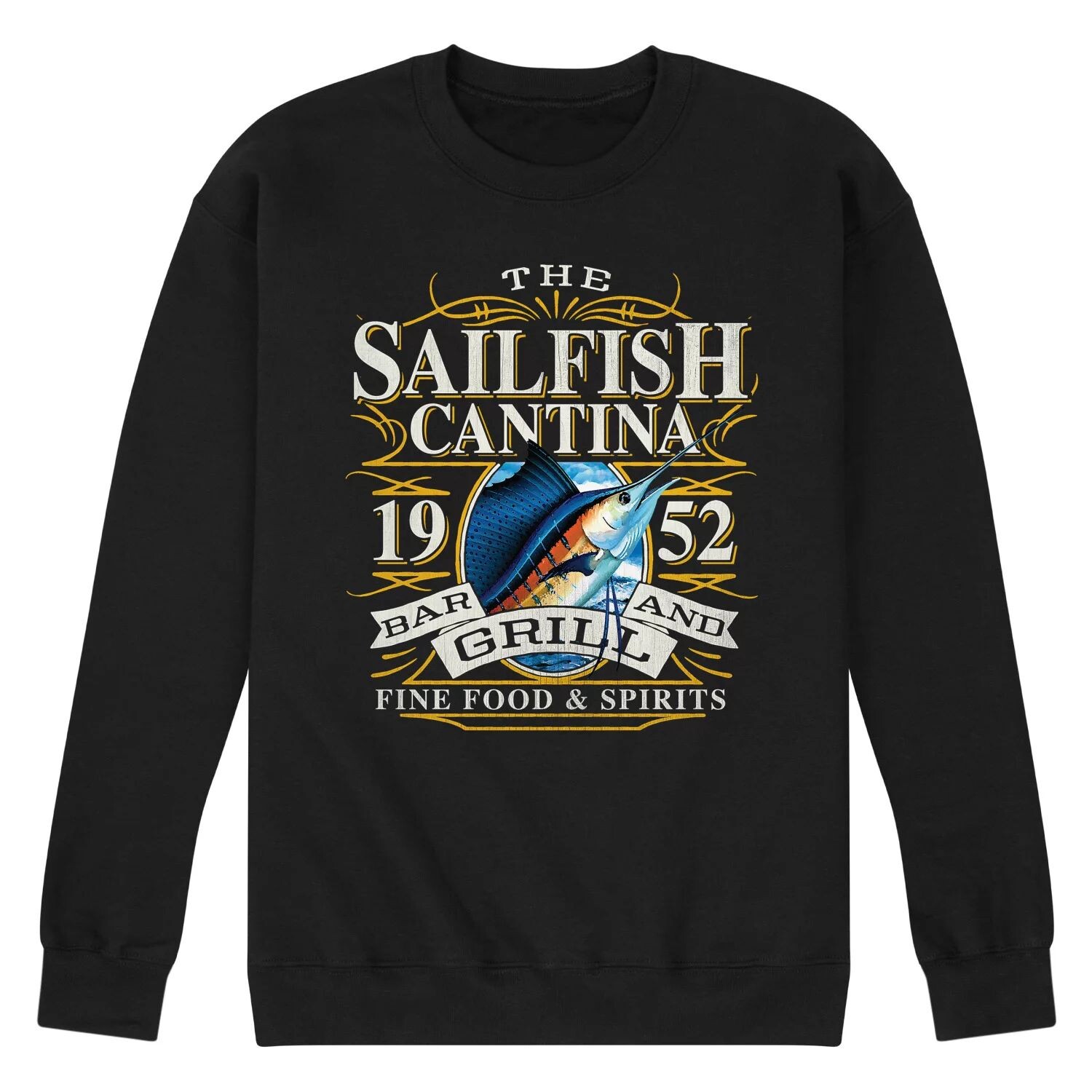 

Мужской свитшот с рисунком Salifish Cantina Licensed Character
