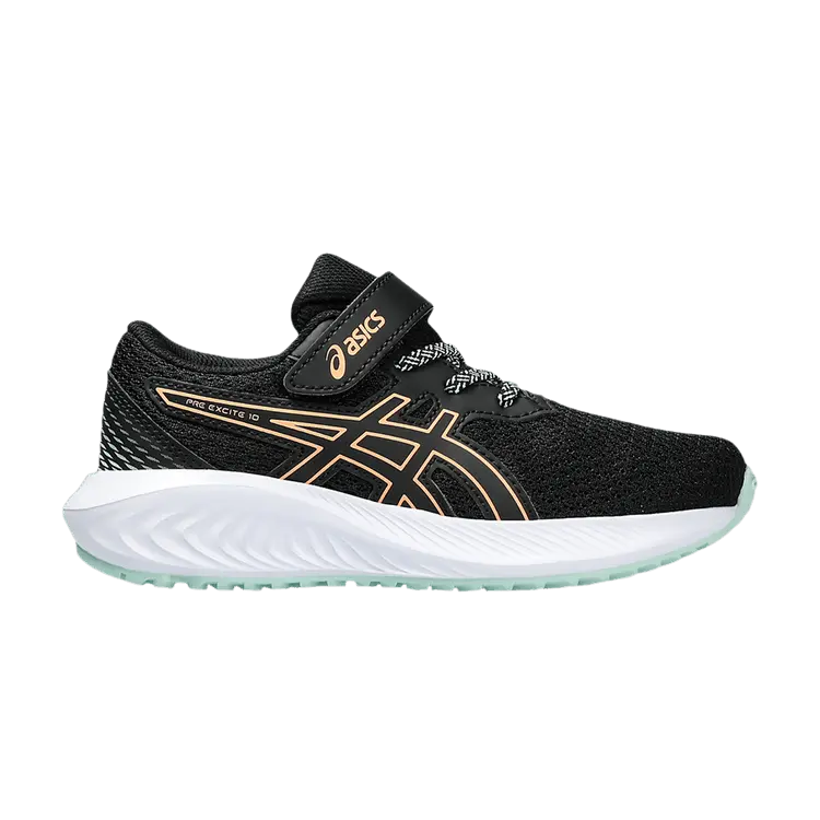 

Кроссовки ASICS Pre Excite 10 PS Black Bright Sunstone, черный