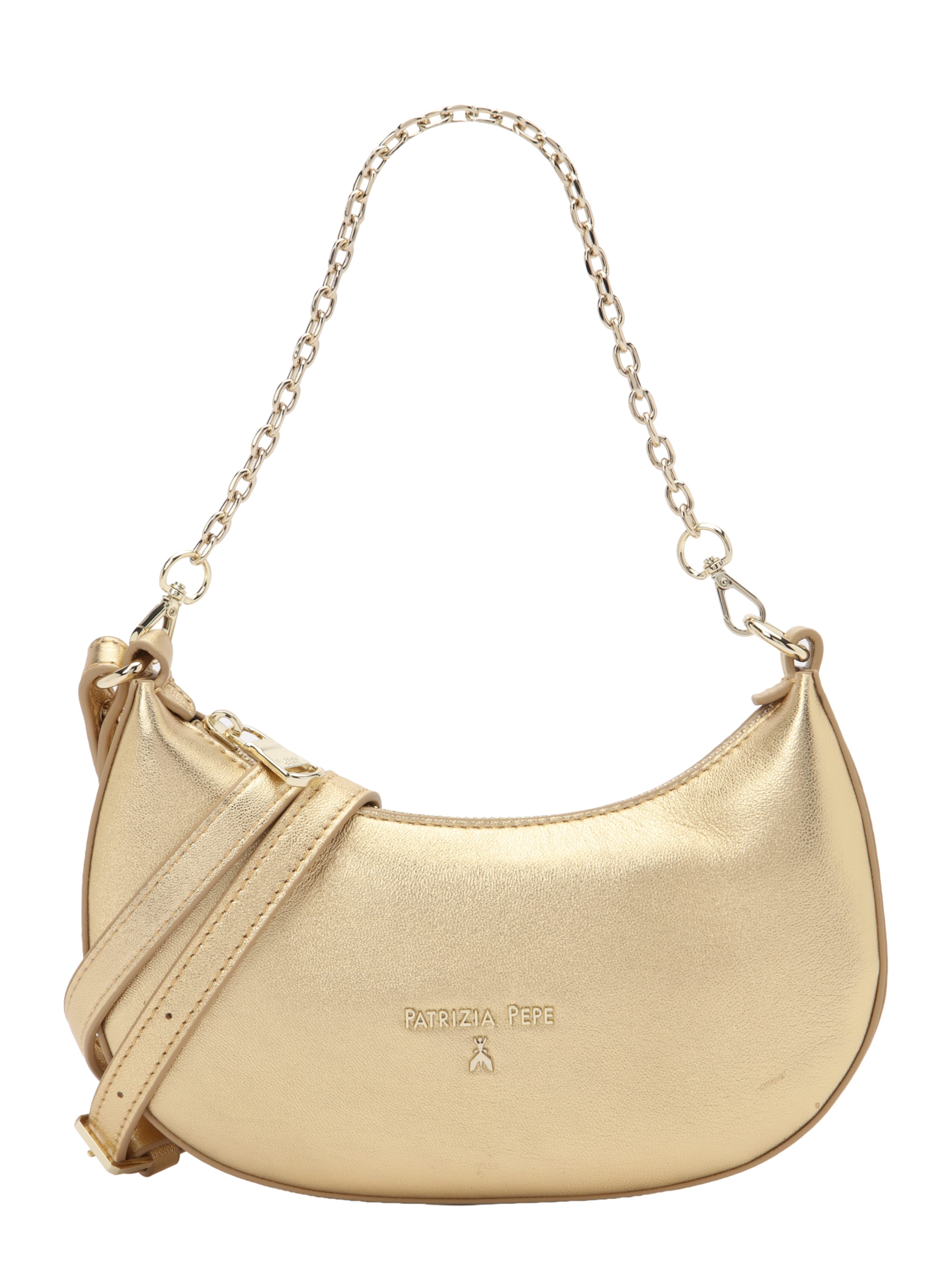 

PATRIZIA PEPE Сумка через плечо в золотом цвете