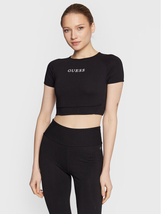 

Футболка узкого кроя Guess, черный