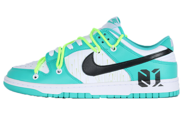 

Кроссовки Nike Dunk Skateboard Shoes Men Low-Top White/Green, зеленый