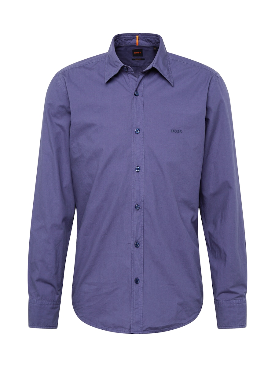 

Рубашка на пуговицах классического кроя BOSS Relegant_6, темно-синий
