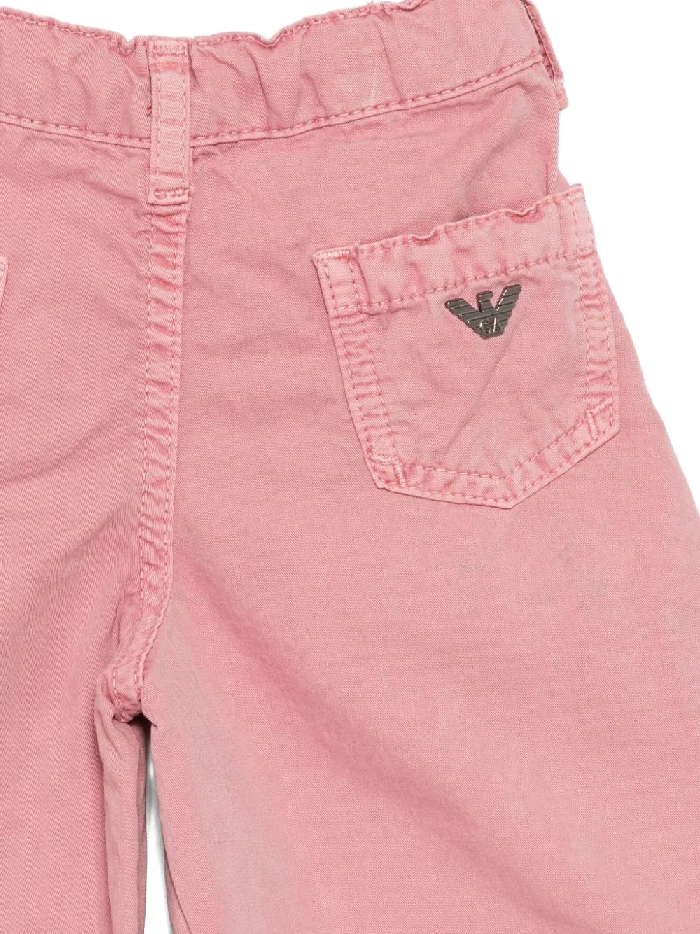 Шорты с нашивкой-логотипом Emporio Armani Kids, розовый — фото 3