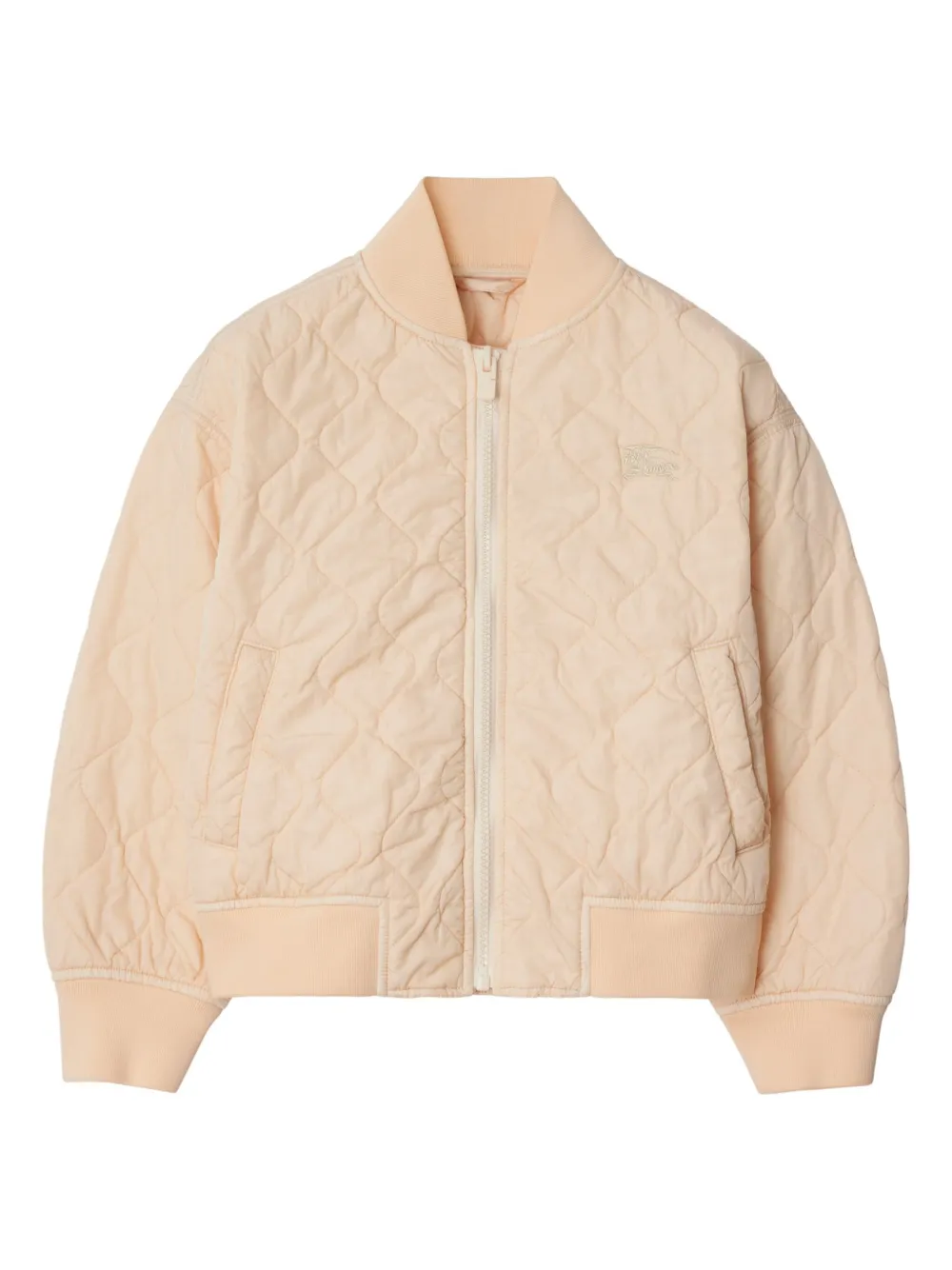 

Стеганый бомбер BURBERRY KIDS, нейтральный