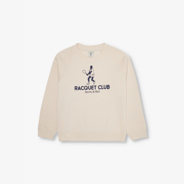 

Свитшот из хлопковой смеси для клуба Racquet Club 2-14 лет Sporty & Rich, бежевый