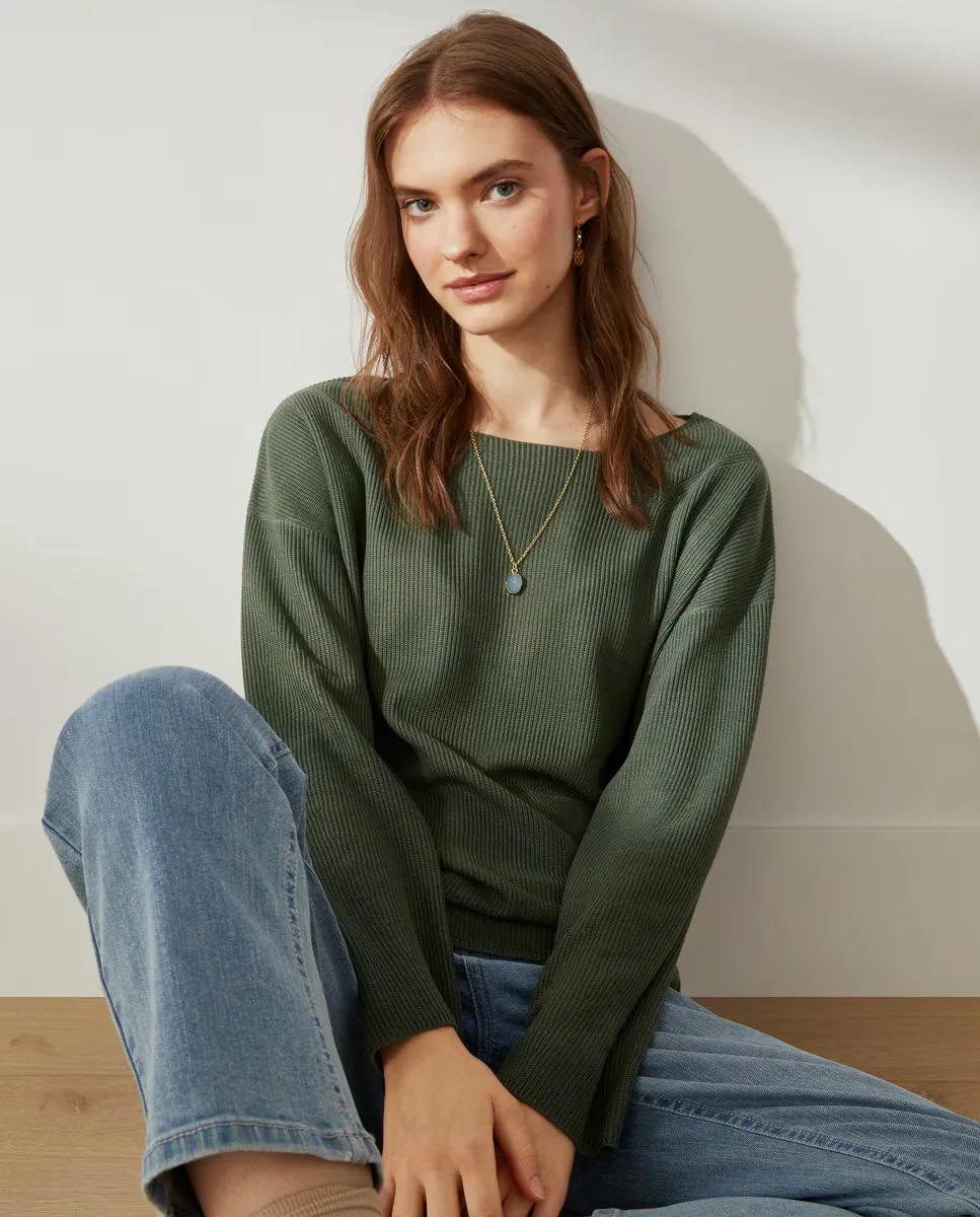 

Перламутровый кашемировый свитер Southern Cotton, цвет Kaki