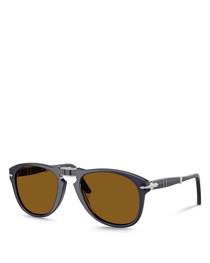 

Складные солнцезащитные очки-авиаторы, 54 мм Persol, коричневый