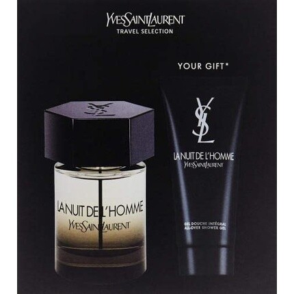 Yves Saint Laurent La Nuit De L'Homme Eau De Toilette Spray 3.3 Oz & All Over Shower Gel 1.6 — фото 2