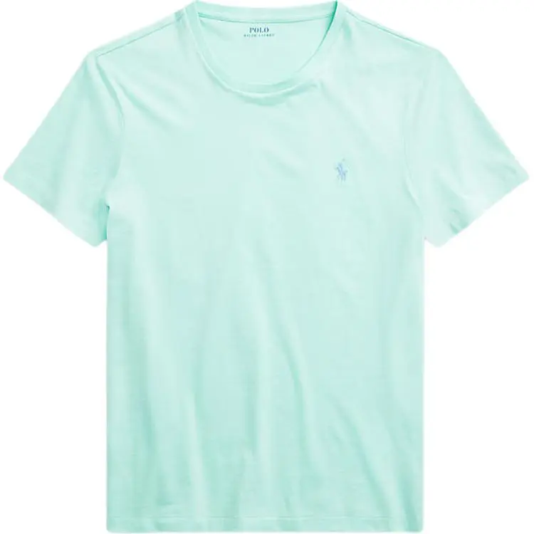 Поло с вышивкой пони Хлопковая футболка Polo Ralph Lauren, Светло-зеленый — фото 2