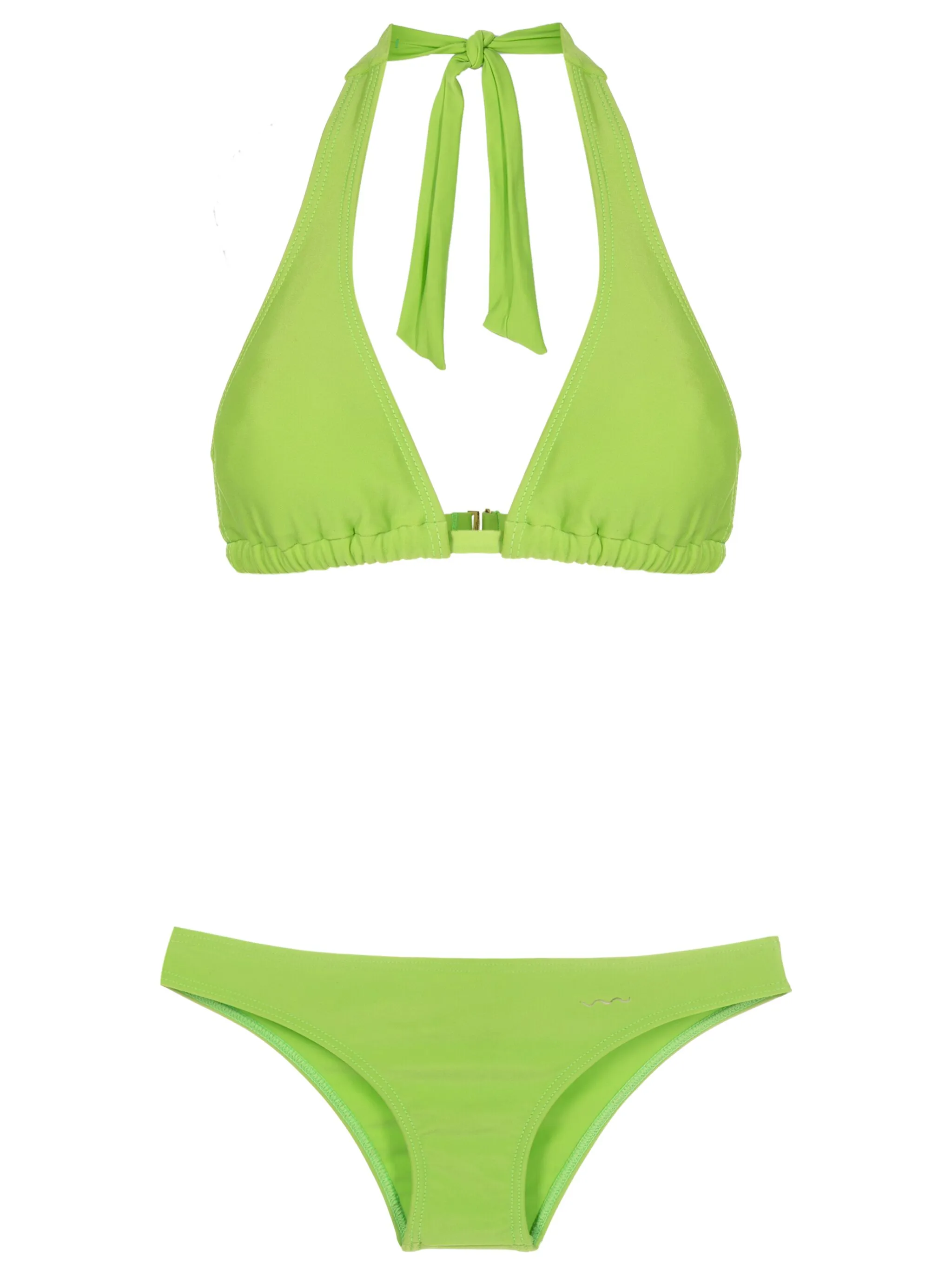 

Треугольное бикини с отложным воротником Amir Slama, зеленый