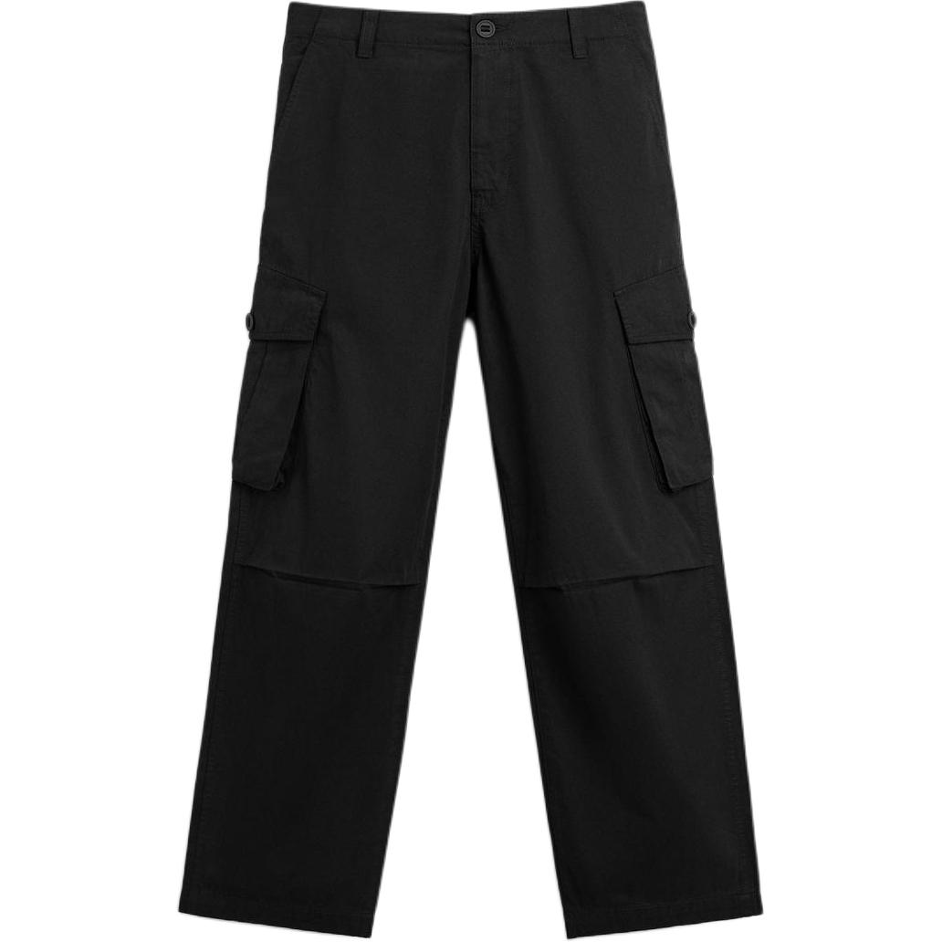 Грузовые штаны мужские ZARA, темный хаки — фото 4