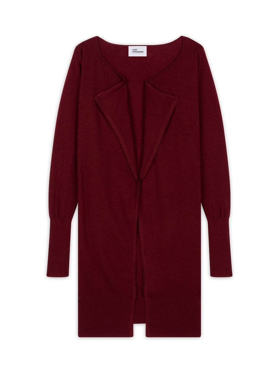 

Вязаный кардиган JUST CASHMERE Brooke, бордовый
