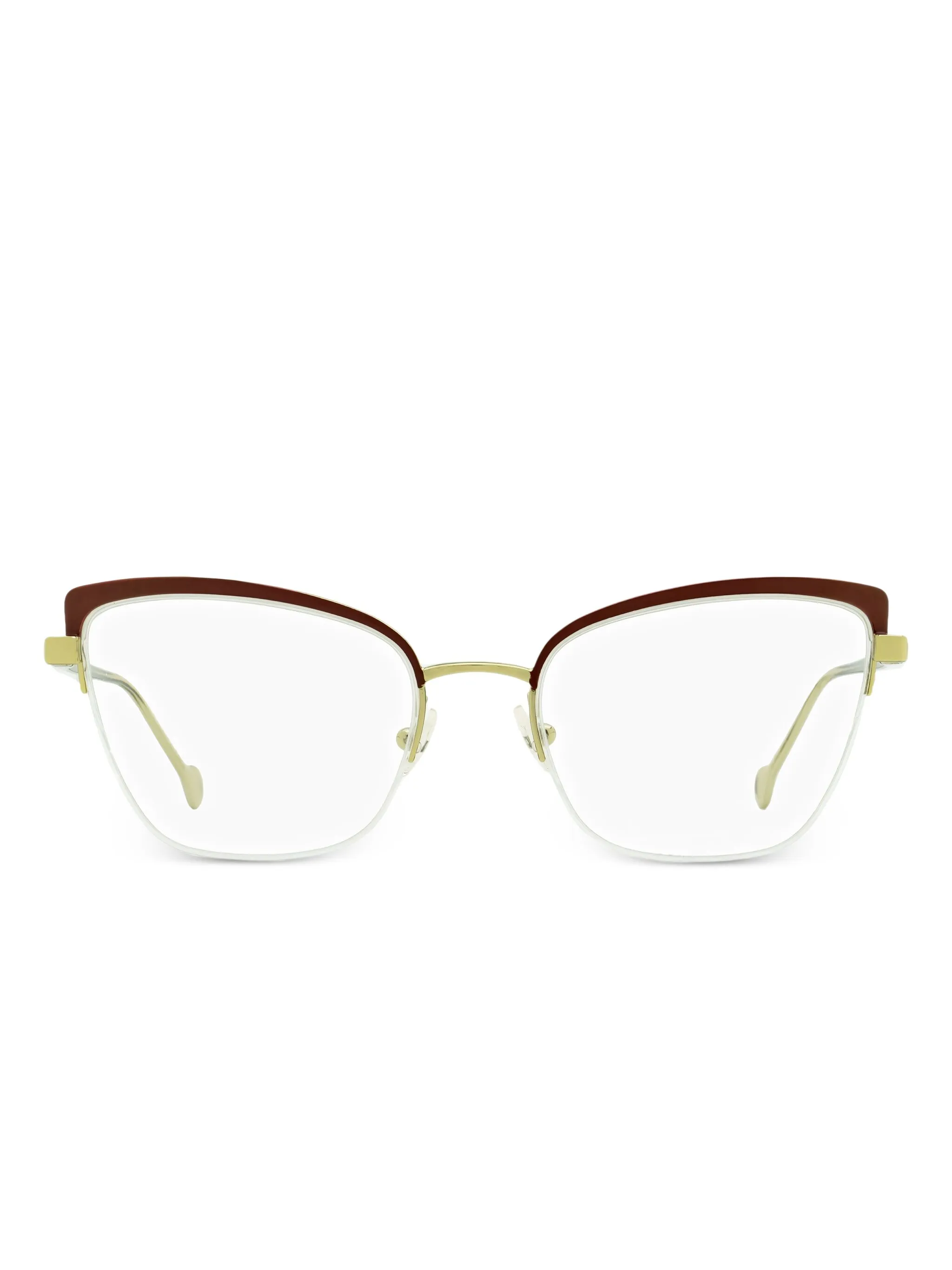 

Очки в оправе кошачий глаз Ferragamo Eyewear, коричневый