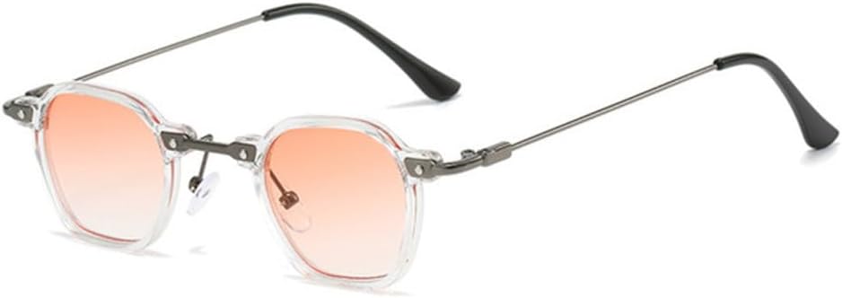 

Мужские классические панк-солнцезащитные очки, женские винтажные солнцезащитные очки в маленькой оправе, мужские солнцезащитные очки, женские ретро-очки в леопардовой оправе, один размер, булавка TYUVIVO, One Size