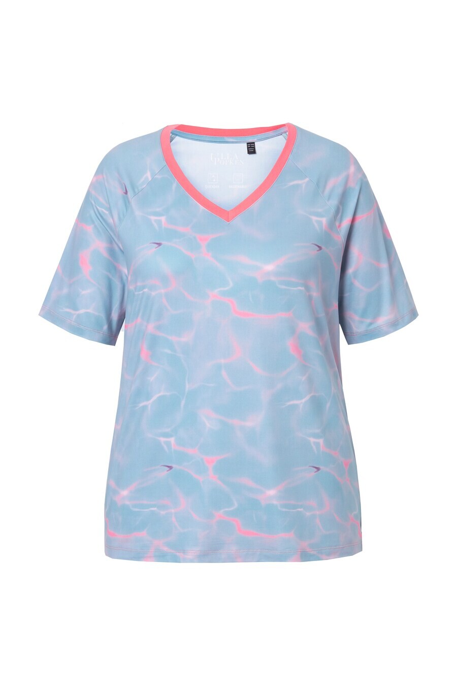 

Футболка Ulla Popken Shirt, светло-синий