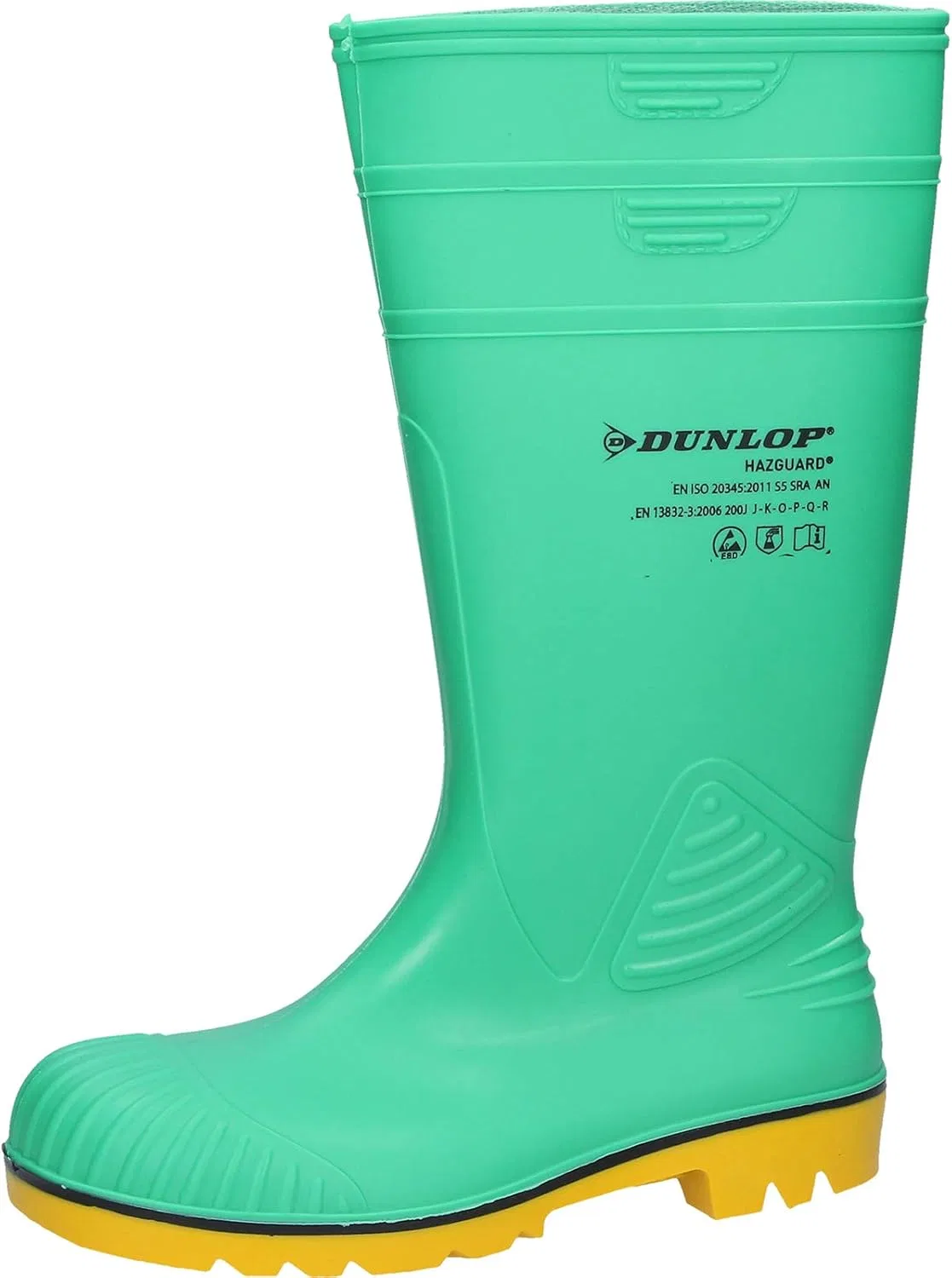 Защитные ботинки DUNLOP Acifort HazGuard ESD зеленого цвета — фото 2