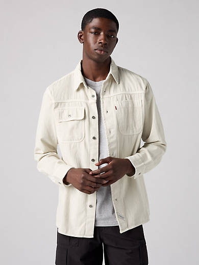

Рубашка Auburn Worker с длинным рукавом Levi's, цвет Harp Silver Birch - Grey