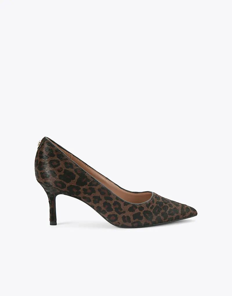 Туфли на каблуке Carvela Pompeii черно-коричневого цвета