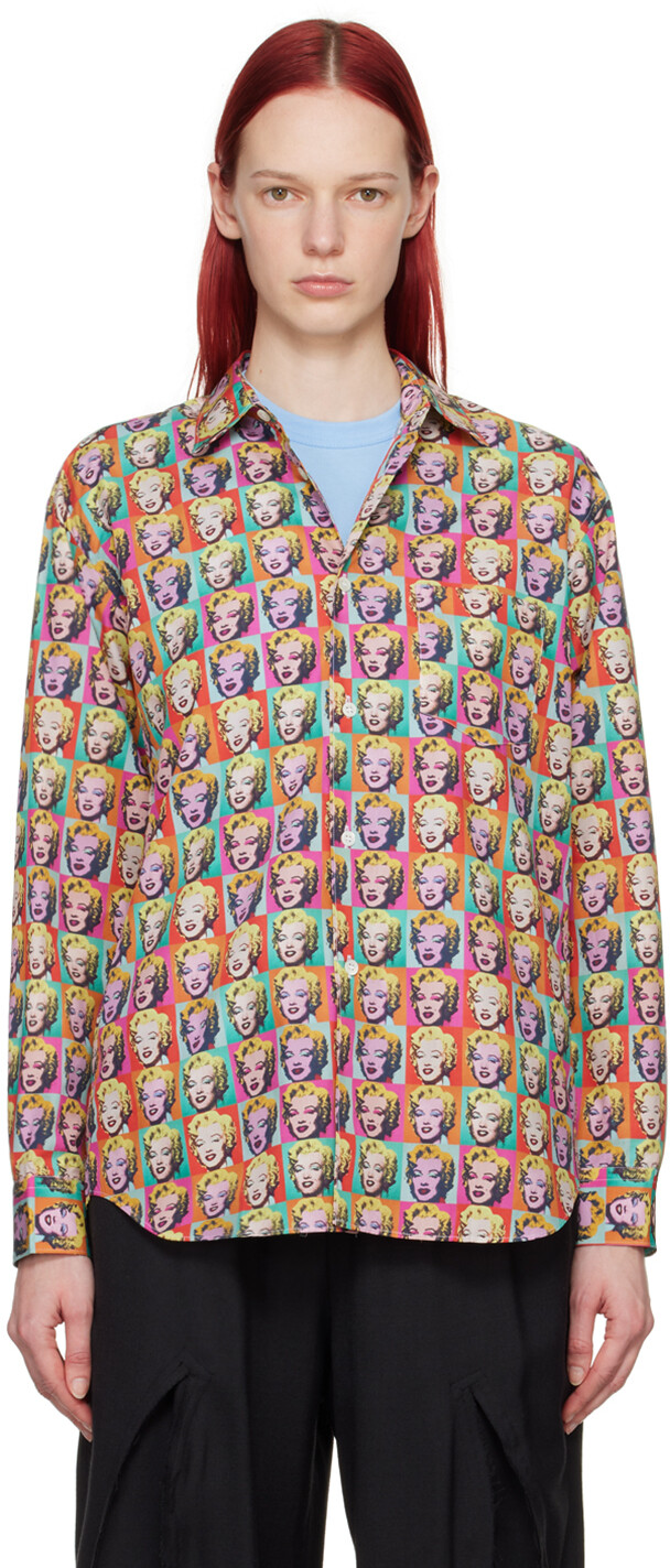 

Разноцветная рубашка Энди Уорхола Comme des Garcons Shirt, Print C
