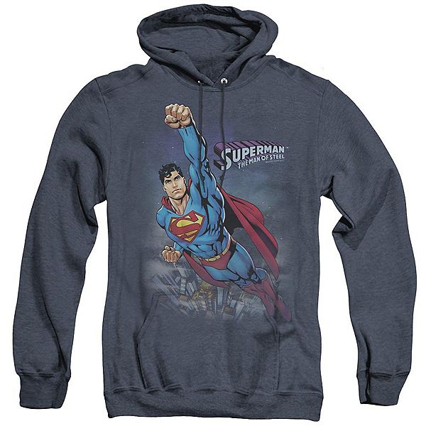 

Толстовка с капюшоном Superman twilight flight adult heather Licensed Character