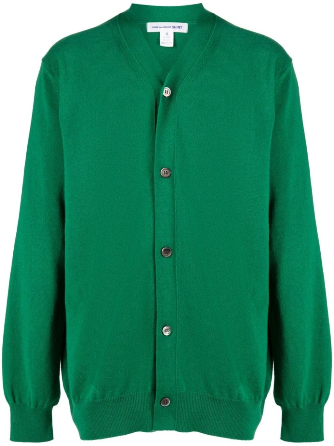 

Comme Des Garçons Shirt шерстяной кардиган с V-образным вырезом, зеленый