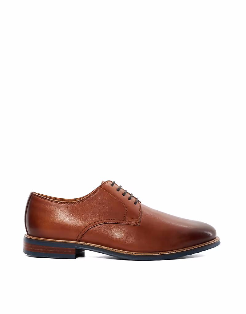 

Dune London широкие туфли-броги Stanley в коричневом цвете