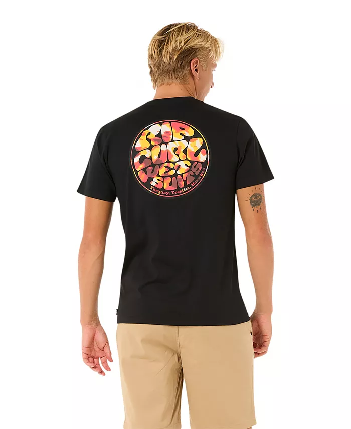 

Мужская футболка Wettie Passage Icon Rip Curl, черный