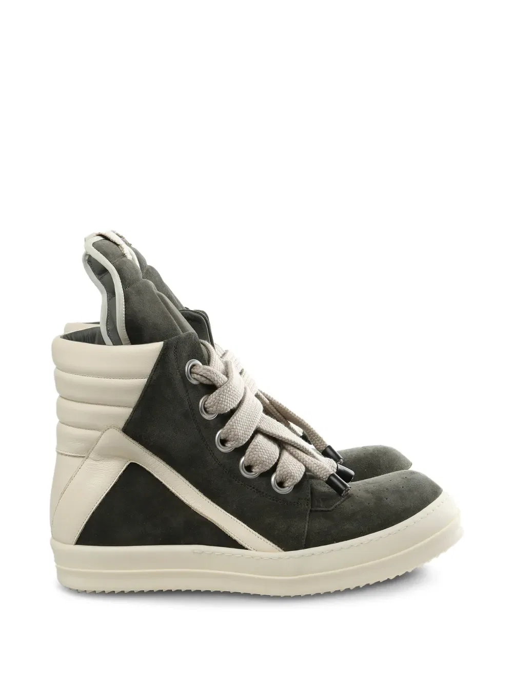Кроссовки Jumbolace geobasket Rick Owens, зеленый