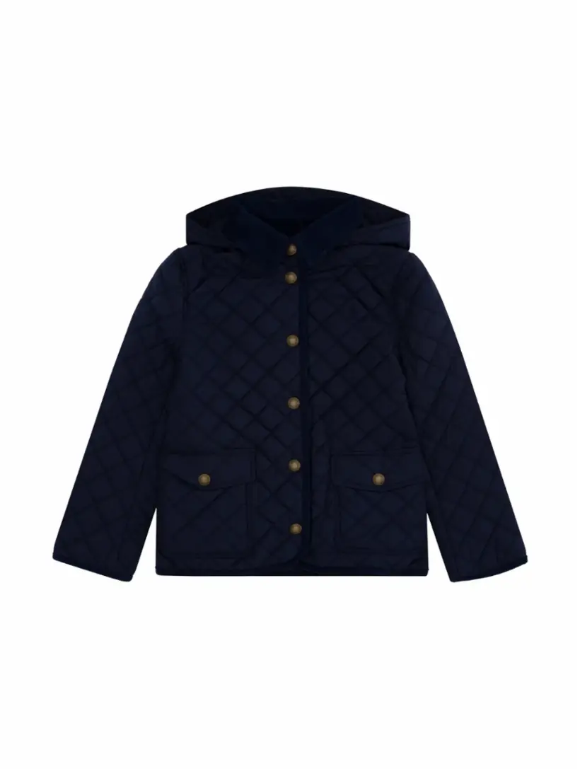 

Стеганая куртка с логотипом Ralph Lauren, тёмно-синий