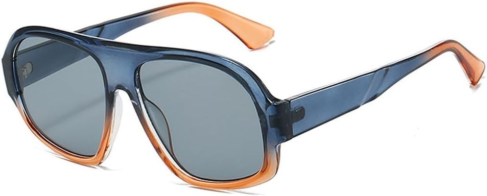 

Женские солнцезащитные очки в стиле панк с градиентной оправой, мужские с защитой от УФ-излучения UV400, для занятий спортом на открытом воздухе, бега и езды на велосипеде generic, Blue Orange