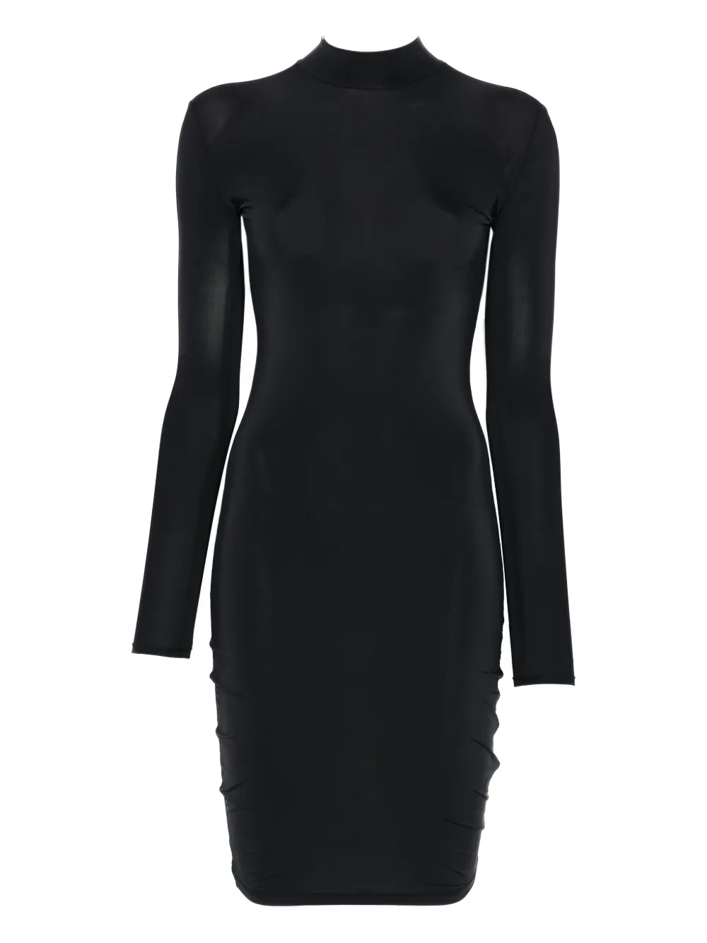 

Платье мини с длинными рукавами Maison Close, черный