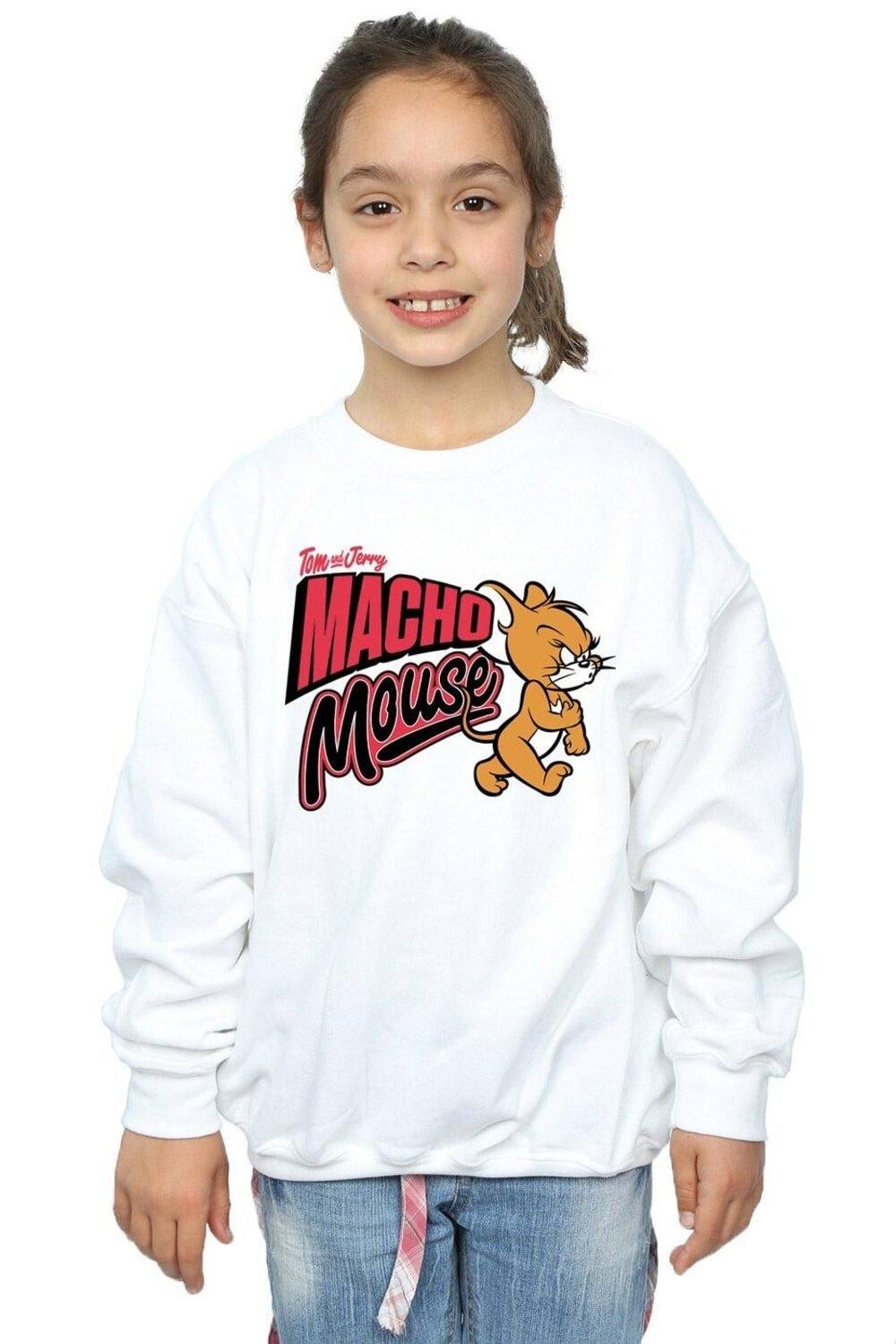 

Толстовка «Мачо Маус» Tom & Jerry, белый