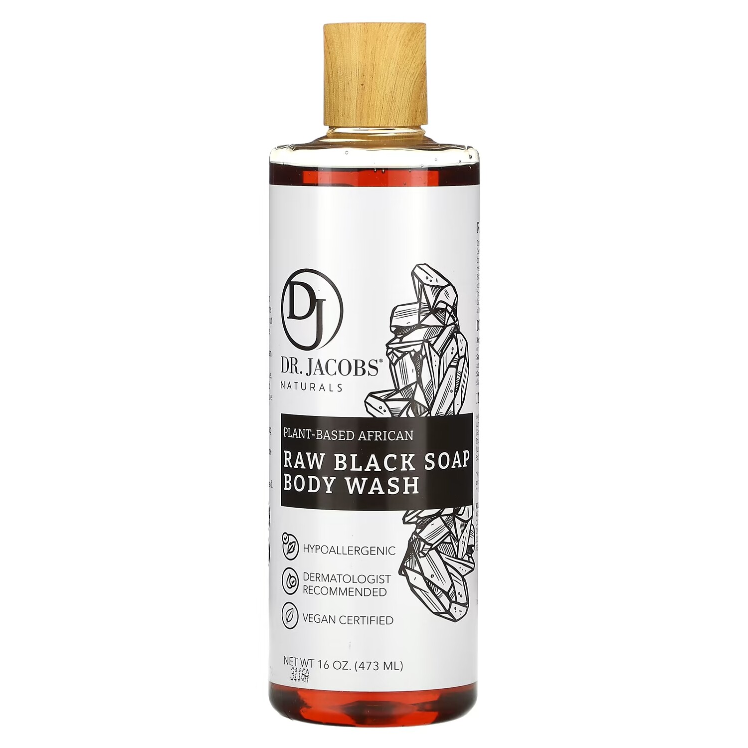 

Мыло растительное африканское Dr. Jacobs Naturals для тела, 473 мл