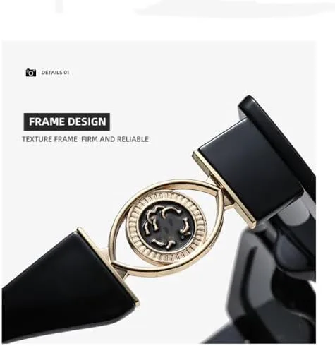 

Солнцезащитные очки прямоугольной формы 2027 года для мужчин и женщин, квадратные солнцезащитные очки для путешествий, винтажные, ретро, ​​UV400 MTZJH, Brown