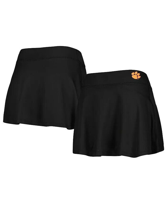 

Женская черная струящаяся юбка Clemson Tigers Zoozatz