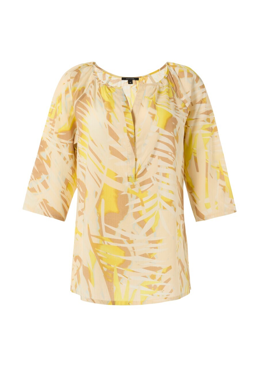 

Блузка с коротким рукавом COMMA Blouse, бежевый
