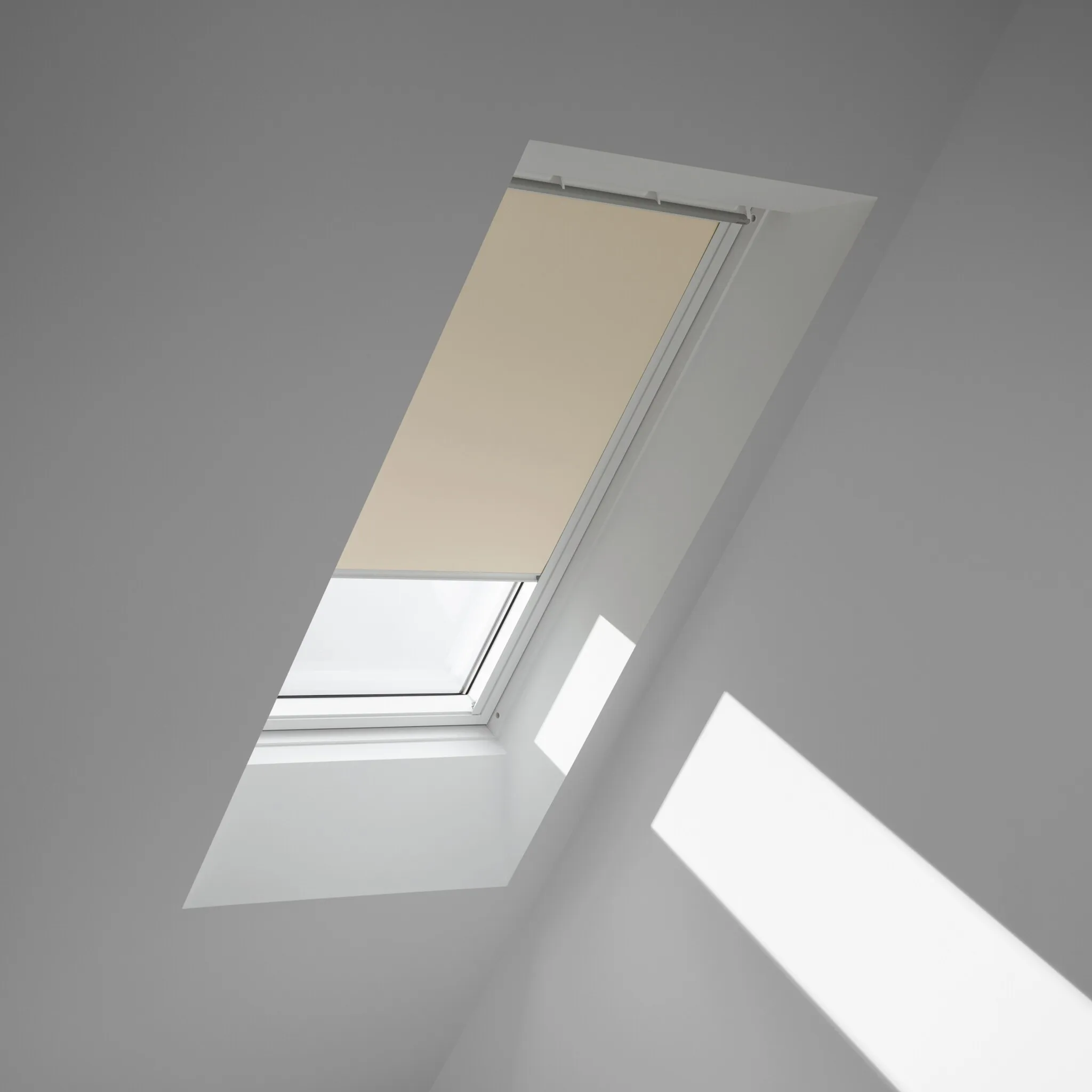 

Затемняющие рулонные шторы VELUX «DKL MK04 1085SWL», затемнение, затемнение, без сверления, на направляющих, белые направляющие и ручка, цвет Hellbeige + weiß