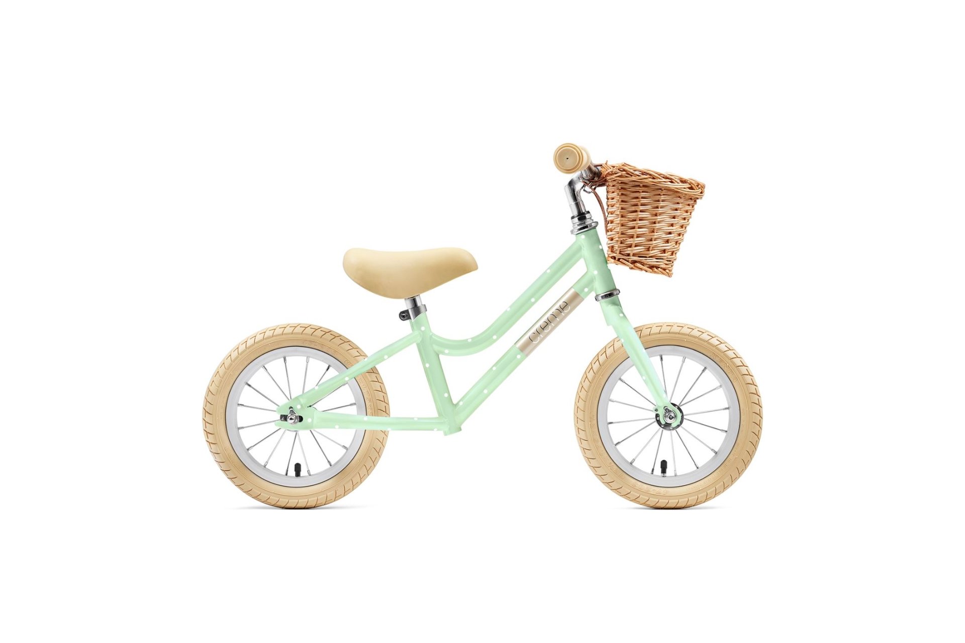 

Детский велосипед Creme Mia 12" Push-Bike - 12 дюймов - Aktion, цвет Grün|Pistachio Polka