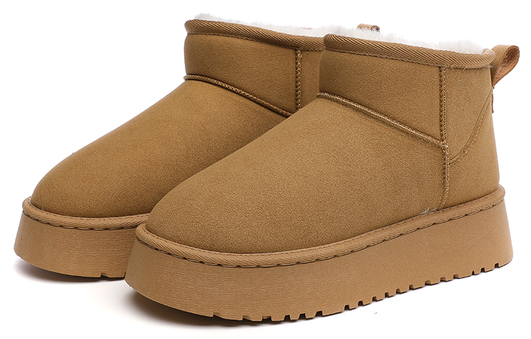 Женские зимние сапоги SEMIR, высота голенища 7,5 см, высота каблука 5 см, коричневый (улучшенная версия) — фото 4