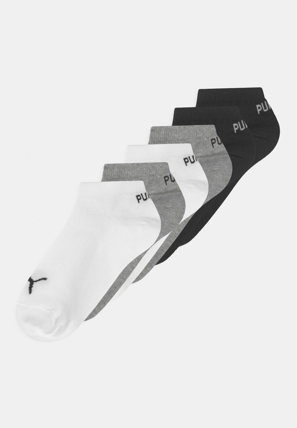 

Носки Puma Kids Invisible 6 Pack Unisex Puma, цвет grey/white/black