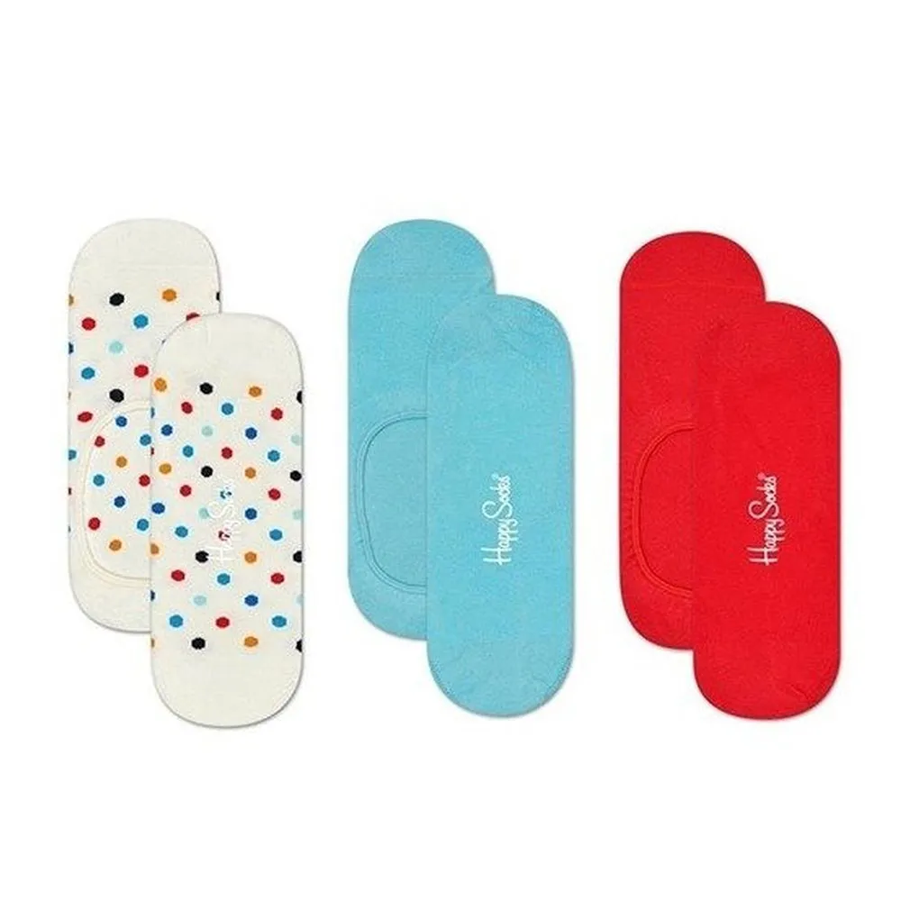 

Носки 3 шт Happy Socks Colour Dot Liner long, разноцветный