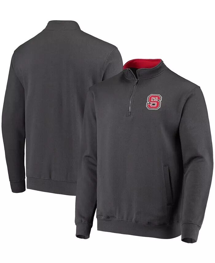

Мужская толстовка Charcoal NC State Wolfpack Tortugas Logo с застежкой-молнией на четверть Colosseum