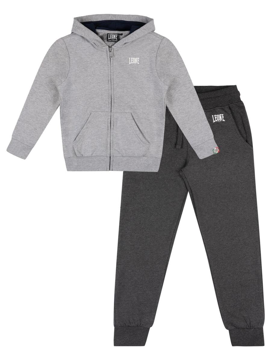 

LEONE 1947 APPAREL Детский винтажный зимний спортивный костюм с капюшоном и молнией