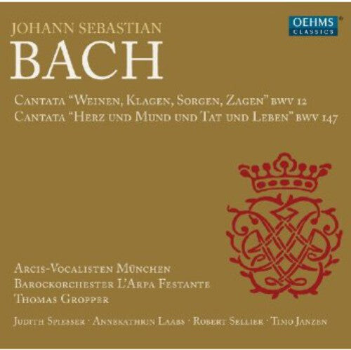 

CD диск Bach, J.S. / Arcis-Vocalisten Munich / Janzen: Cantatas