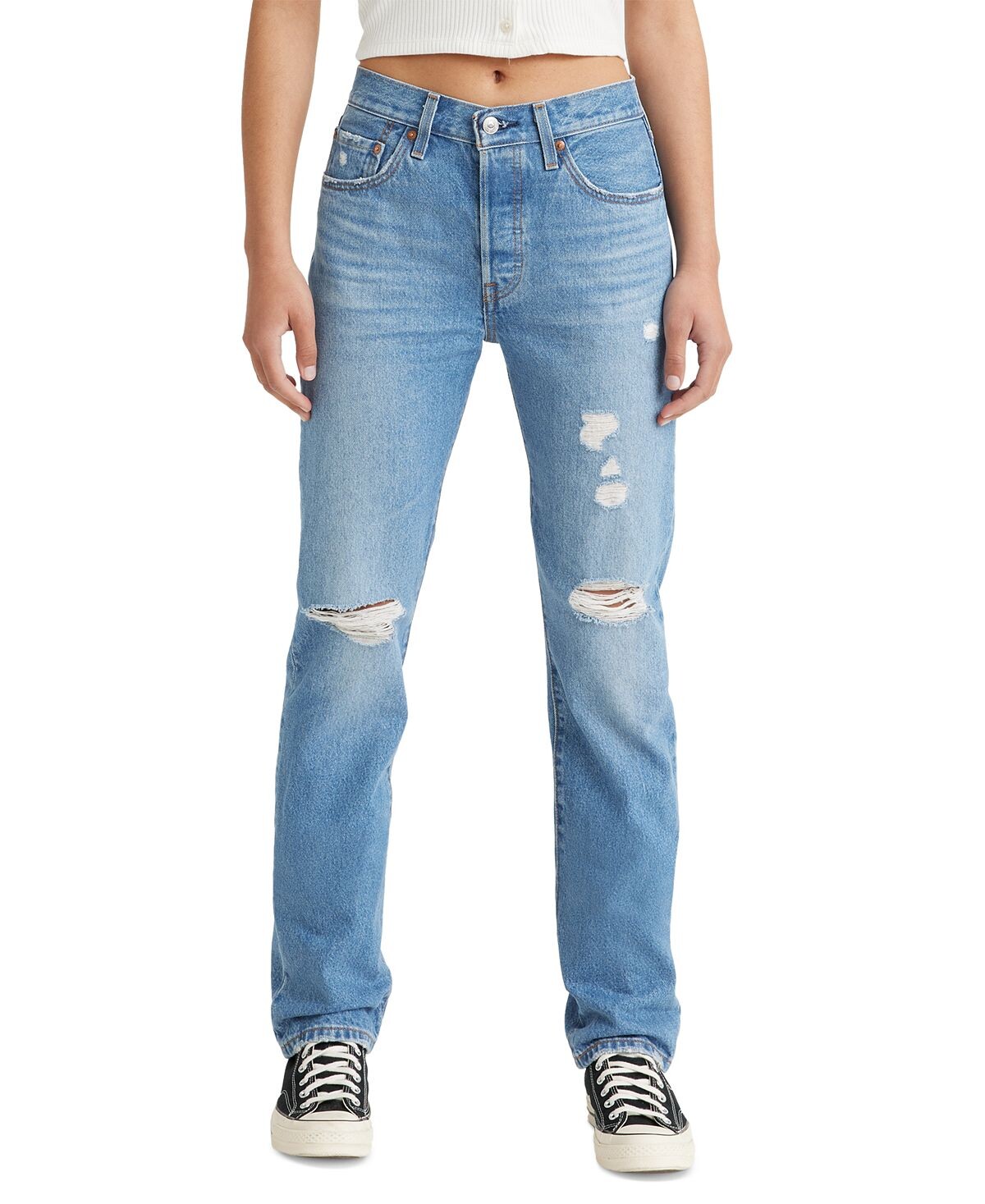 

Женские джинсы прямого кроя 501 оригинального кроя Levi's