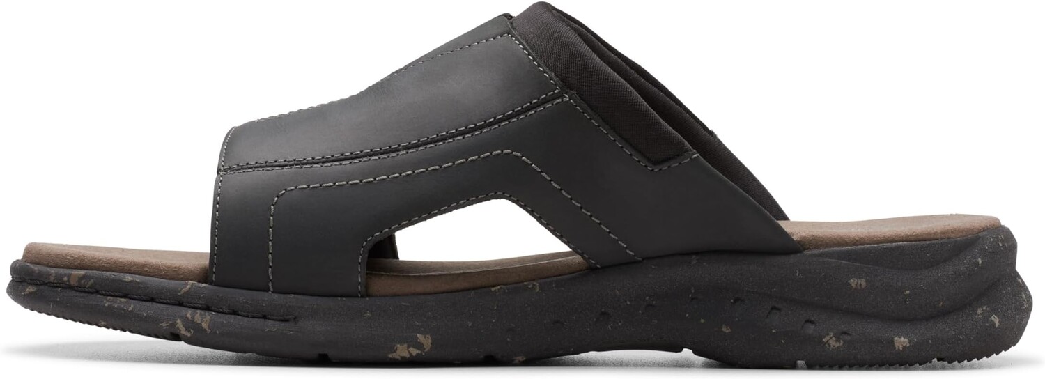 Сандалии Clarks Walkford Band, цвет Black Leather — фото 4