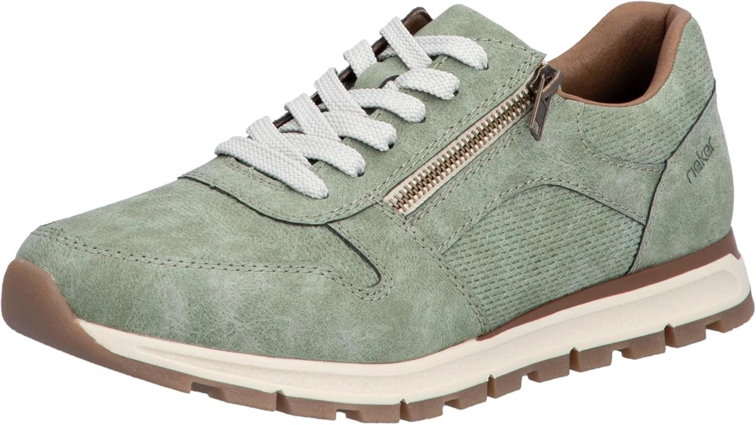 Мужские кроссовки Rieker B0502 на шнуровке, Green