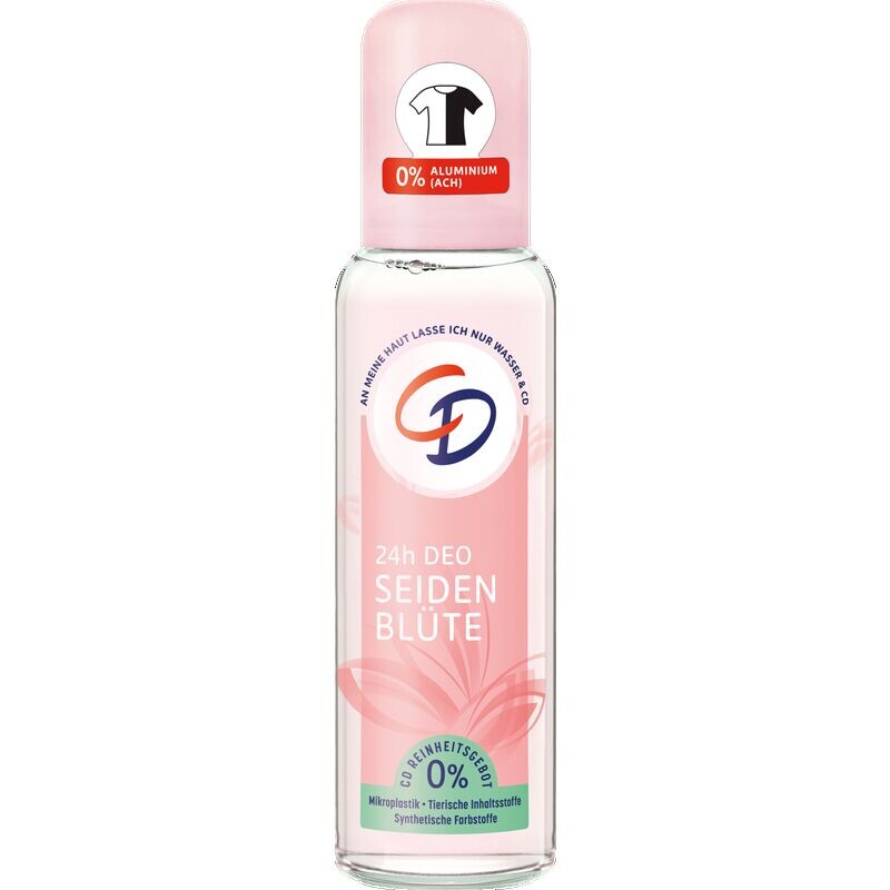

24-часовой дезодорант с распылителем «Шелковый цветок» CD, 75 ml