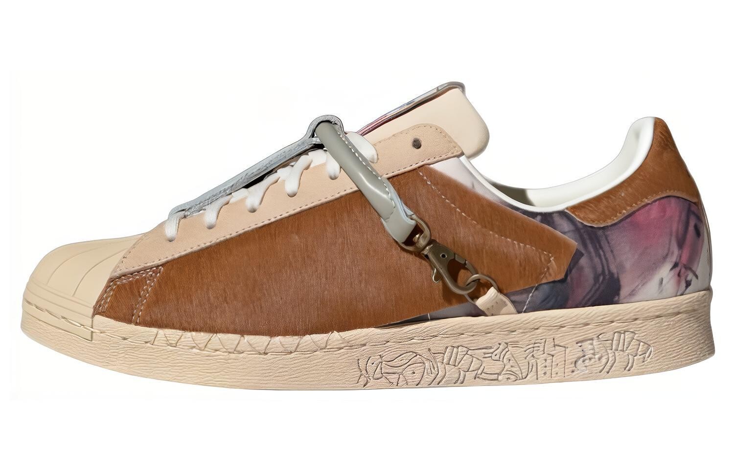 

Кроссовки Adidas Originals Originals Superstar 80s X Han Meilin 'Cream Brown'