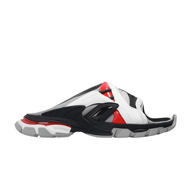 

Кроссовки Balenciaga Track Slide Sandal 'Black Grey Red', серый